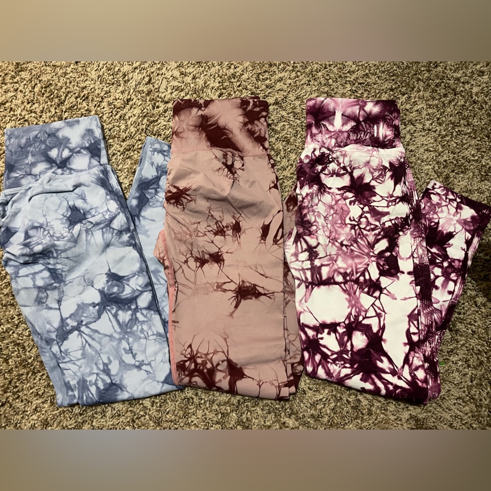 Tie Dye Scrunch Leggings Bundle